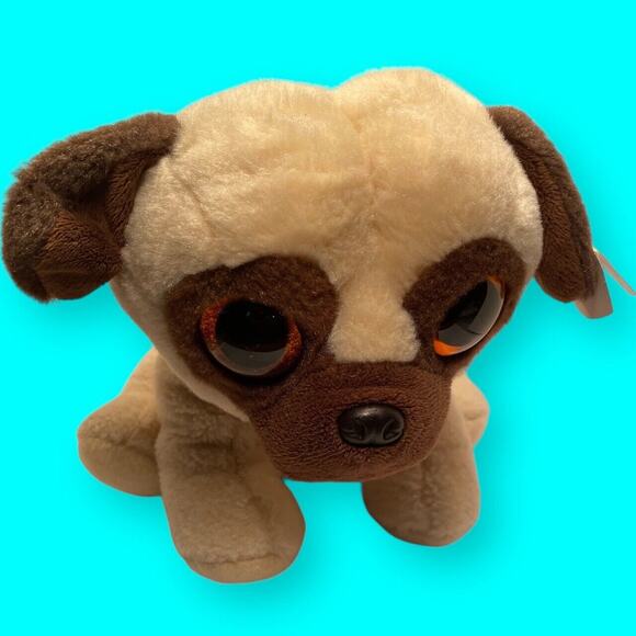 Rare TY Original Beanie Babies Boos Rufus the Pug Dog 6 inches Plush With Tags - Picture 8 of 8